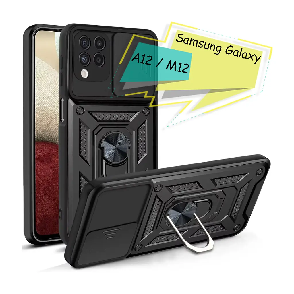 Чохол до мобільного телефона BeCover Military Samsung Galaxy A12 SM-A125 / M12 SM-M125 Black (705640) - фото 2