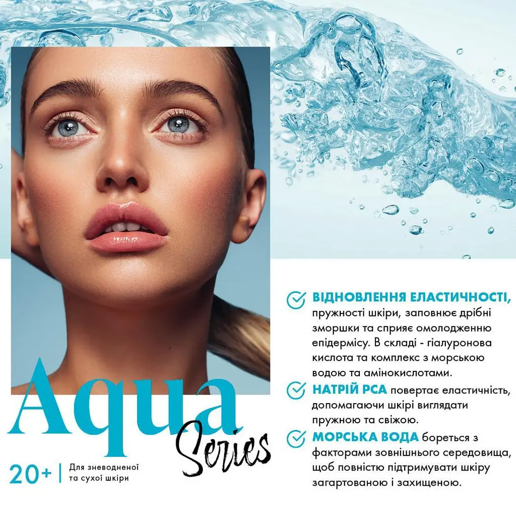 Відновлюючий крем для шкіри навколо очей Farmasi Aqua 20 мл - фото 3