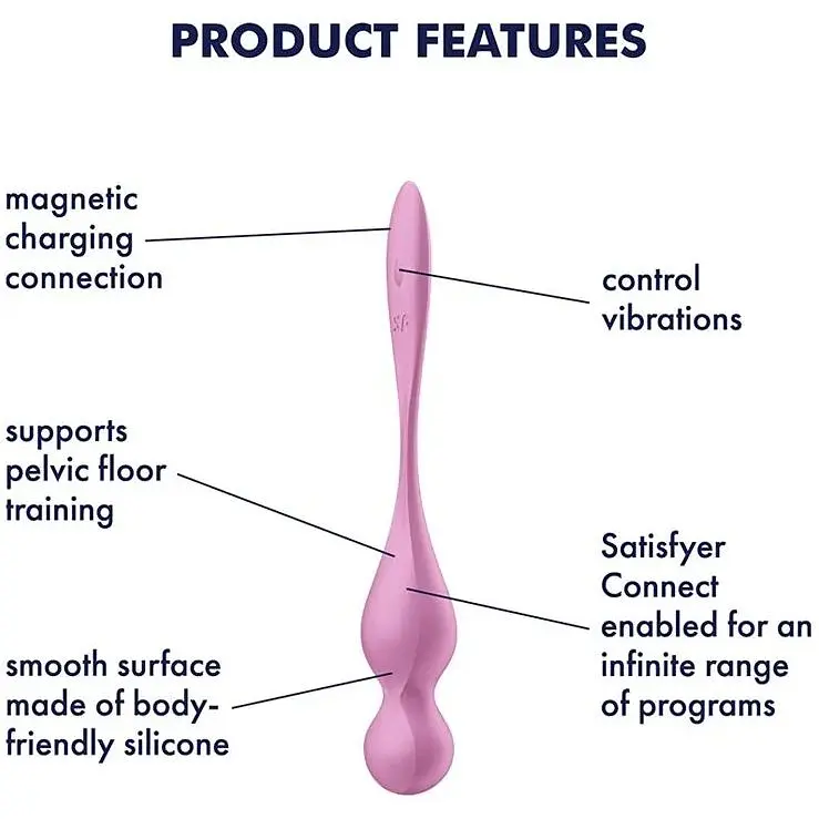Вагинальные шарики с вибрацией Satisfyer Love Birds 1 - фото 6