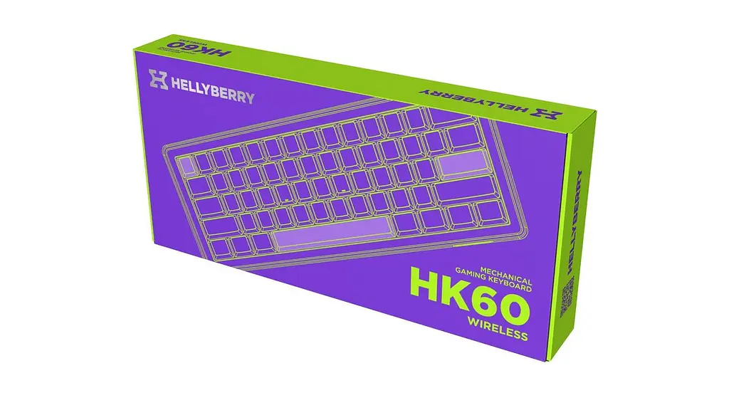 Клавіатура бездротова Hator Hellyberry HK60 Wireless Білий/Фіолетовий - фото 7