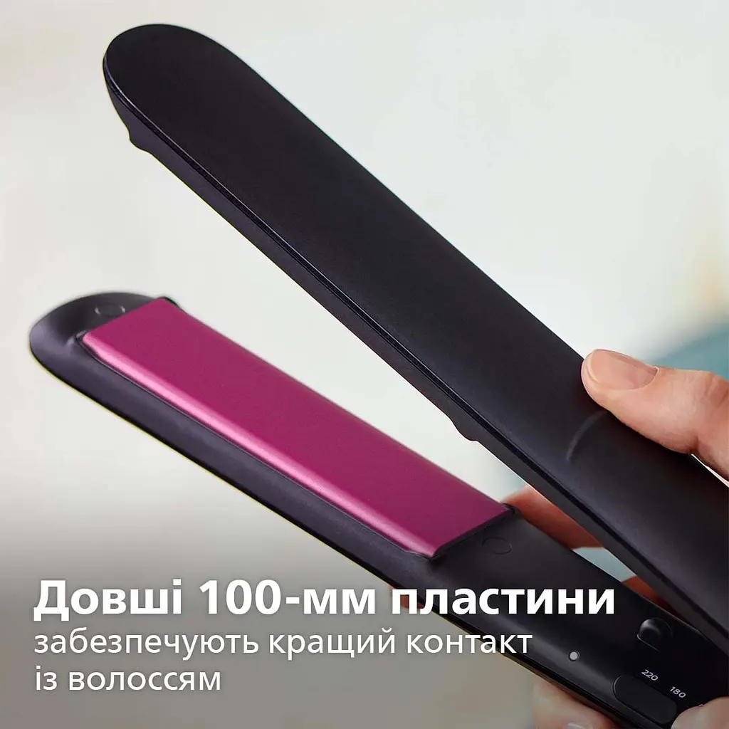 Стайлер Philips StraightCare Essential чорний (BHS375/00) - фото 5