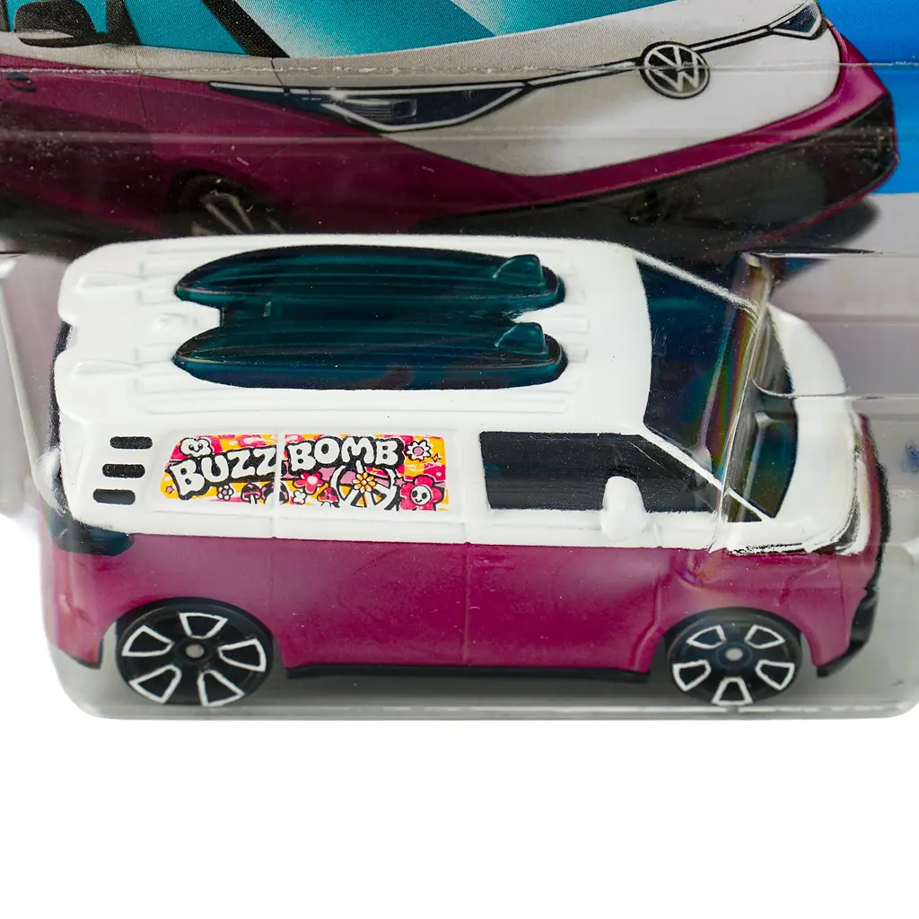 Базовая машинка Hot Wheels HW Euro 2026 VW ID. Buzz Bomb розовая (5785) JJH46-N521 - фото 2