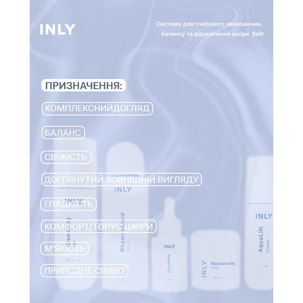 Набор Soft для ежедневного ухода за балансом и увлажнением кожи лица INLY - фото 3