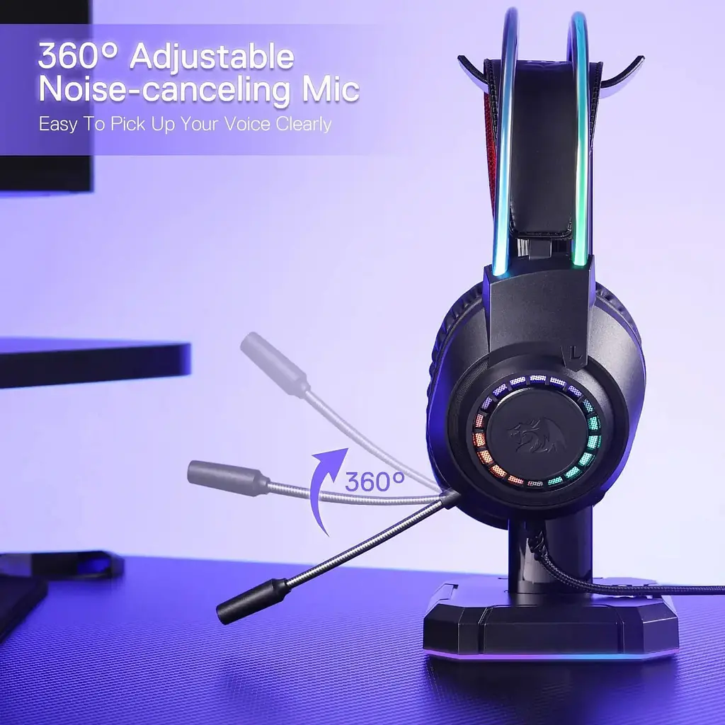 Игровые наушники Redragon Scream H231 USB Black (71931) [150111] - фото 4
