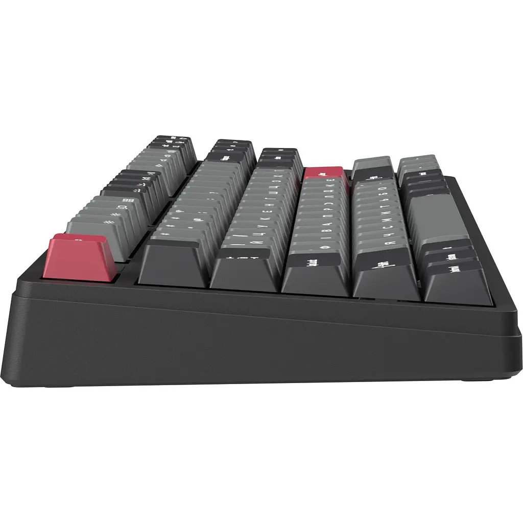 Клавиатура GamePro Asgard Ragnar Keychron Super Red Switch Wireless/Bluetooth/USB Black беспроводная (MK285BK) - фото 3