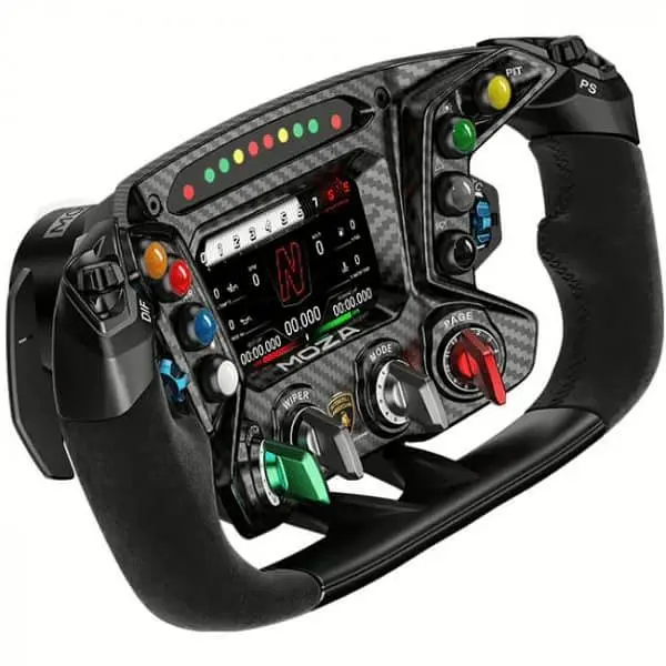 Кермо MOZA Racing Lamborghini Essenza SCV12 Eкран 4.3" RGB Black - фото 3