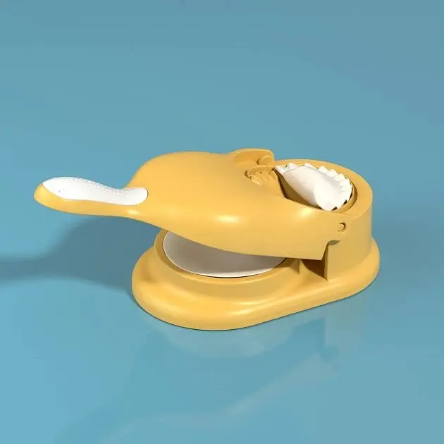 Ручний апарат Good Idea Dumpling Mold 2в1 для розкачування тіста та ліплення вареників і пельменів - фото 3