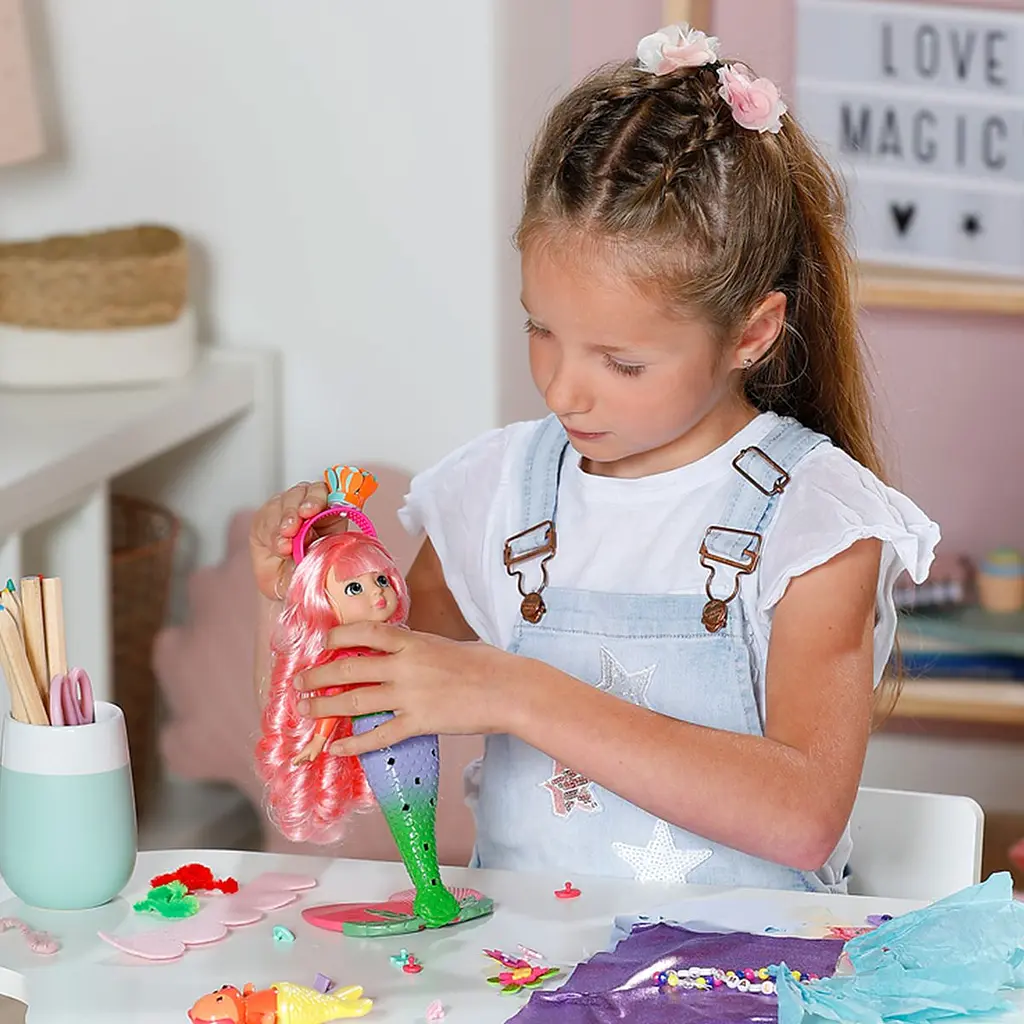 Кукла Baby Born Glam Up Русалочка Саншайн 28 см (871782) - фото 11