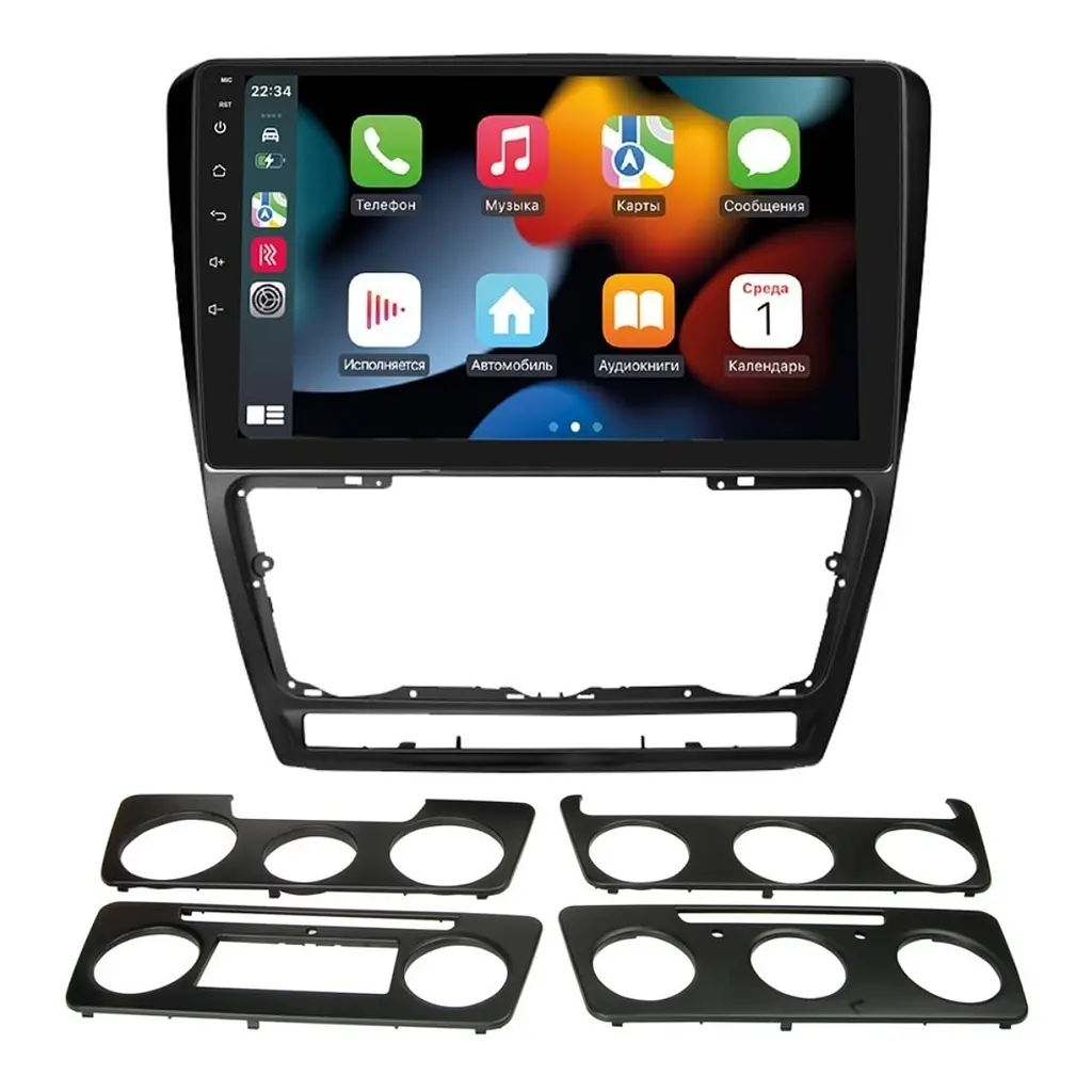 Штатна магнітола Skoda Octavia A5 2008-2013 Black Decker D10-010 6x128, DSP, 4G, 2K Decker (НФ-00009355) - фото 2