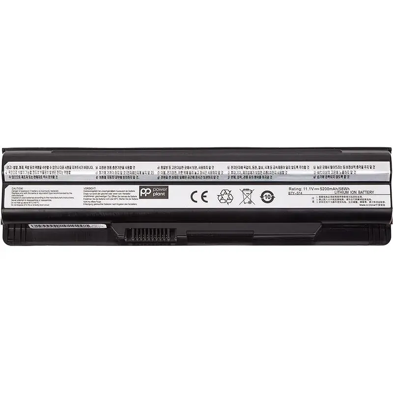 Акумулятор PowerPlant для ноутбуків MSI GE60 Series (BTY-S14, MIGE60LH) 11.1V 5200mAh (NB470037) - фото 2
