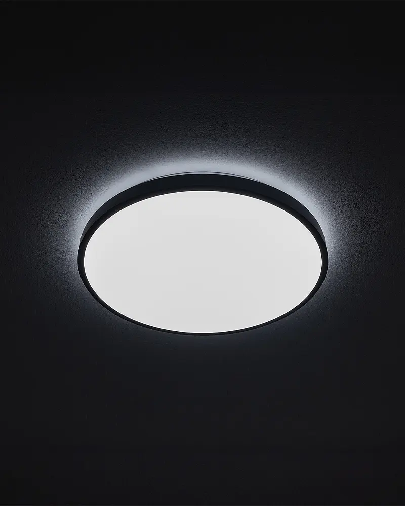 Світильник стельовий Nowodvorski 10972 Agnes Round LED Pro 1x22W 4000K 1800Lm IP44 чорний - фото 5