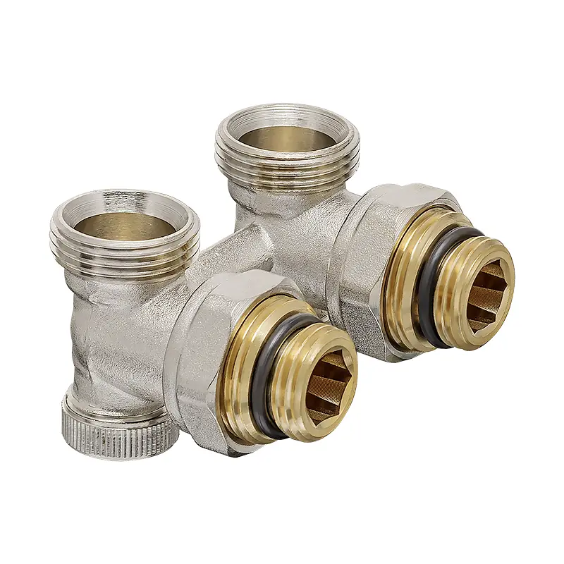 Комплект для нижнього підключення радіатора Koer 1/2"x3/4" кутовий з термоголовкою SET-21 KR3173 - фото 5