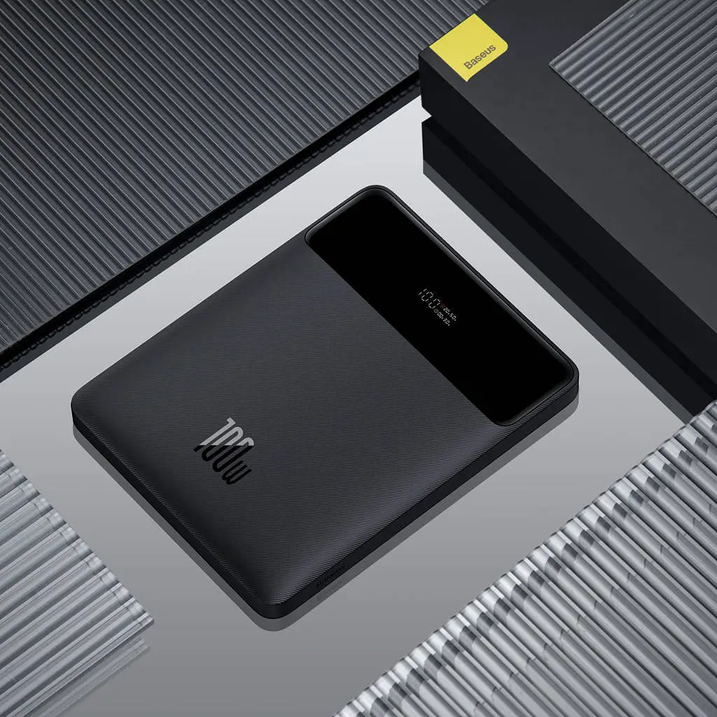 Зовнішній акумулятор Baseus Blade Digital Display 20000mAh 100W Black [PPDGL-01] [74082] - фото 7