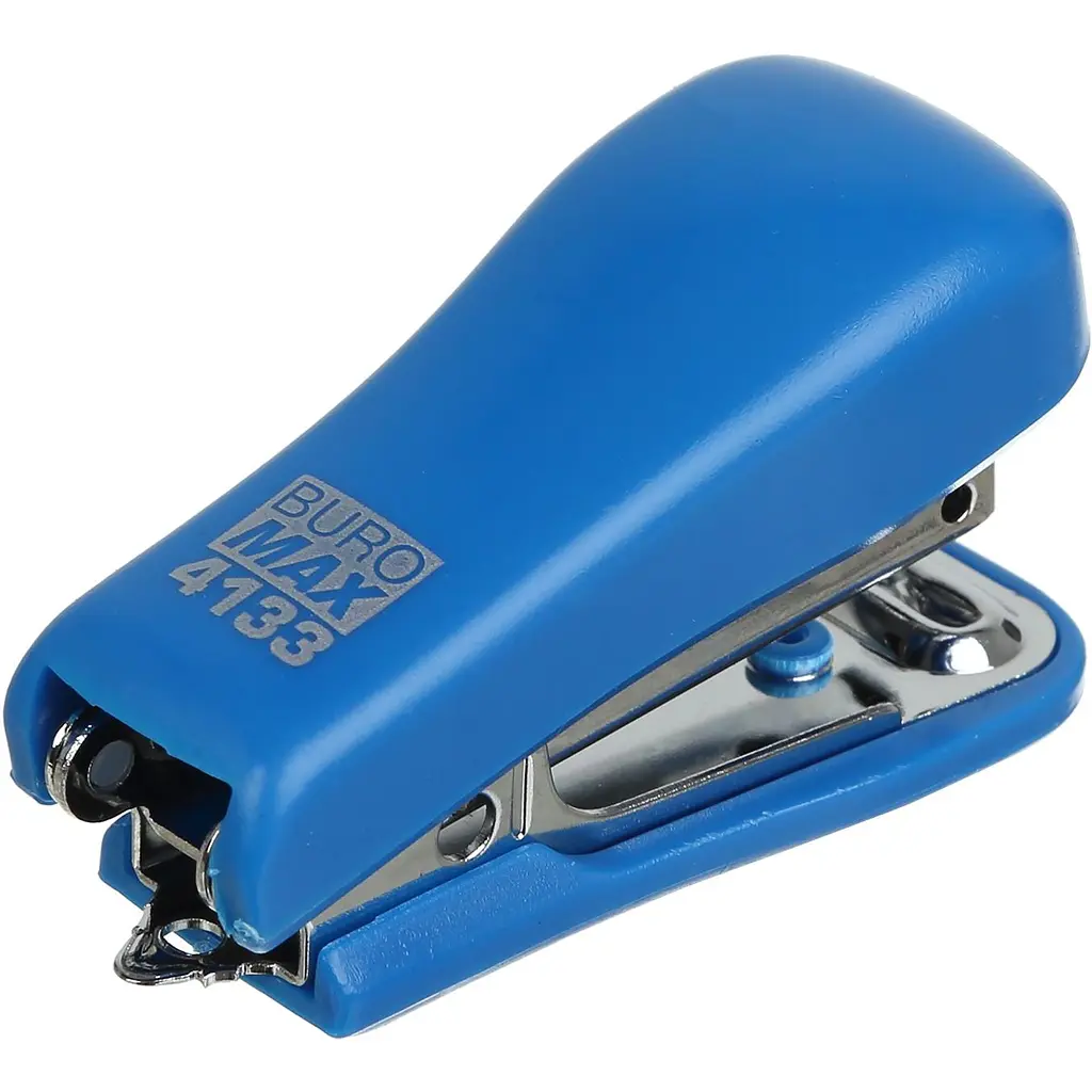 Степлер Buromax Мини пластиковый №10, 10 листов синий (BM.4133-02) - фото 2
