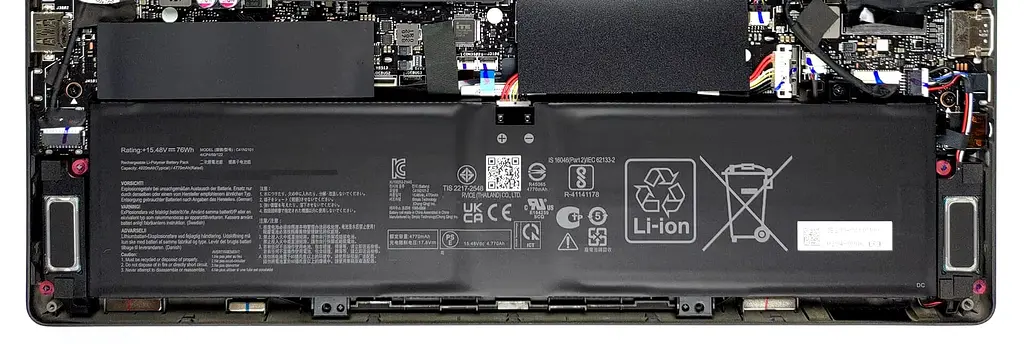 Акумулятор C41N2101 для ноутбука Asus FX517, GA402, K6501, M6501 76Wh (0B200-04110000), 4920 mAh - фото 4