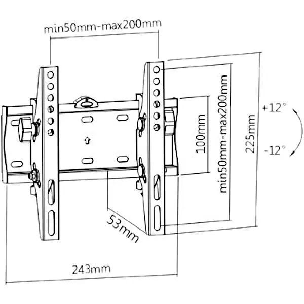 Кронштейн Gembird WM-42T-02 - фото 3