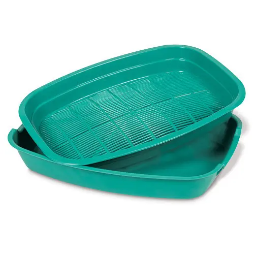 Туалет Природа с сеткой для кошек 36.5х27.5х5.5 см - фото 2