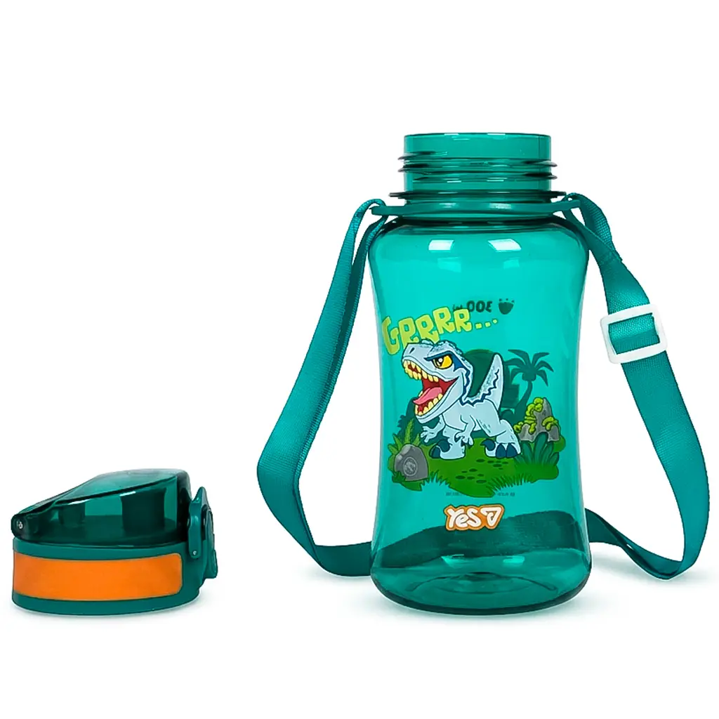 Пляшка для води Yes Jurassic World Kids 400 мл зелена (708903) - фото 3