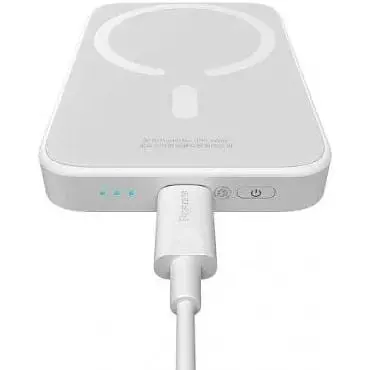 Зовнішній акумулятор Baseus MagSafe 6000mAh 20W (PPCX020002) білий - фото 5