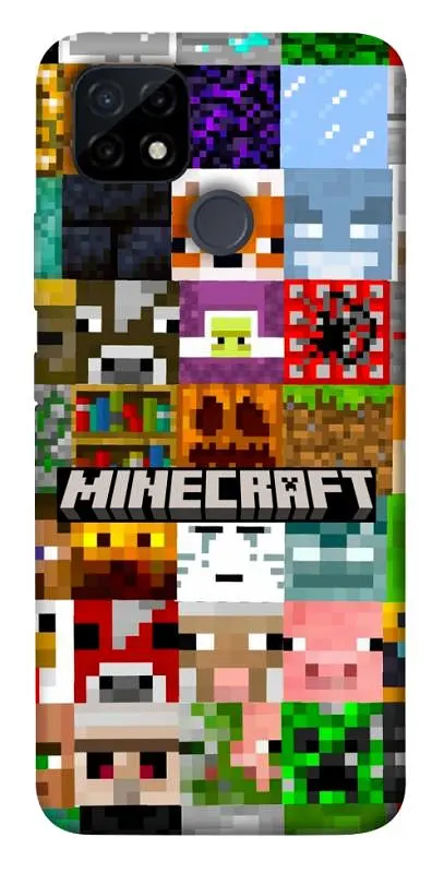 Чохол Demsky Minecraft collage для Realme C12