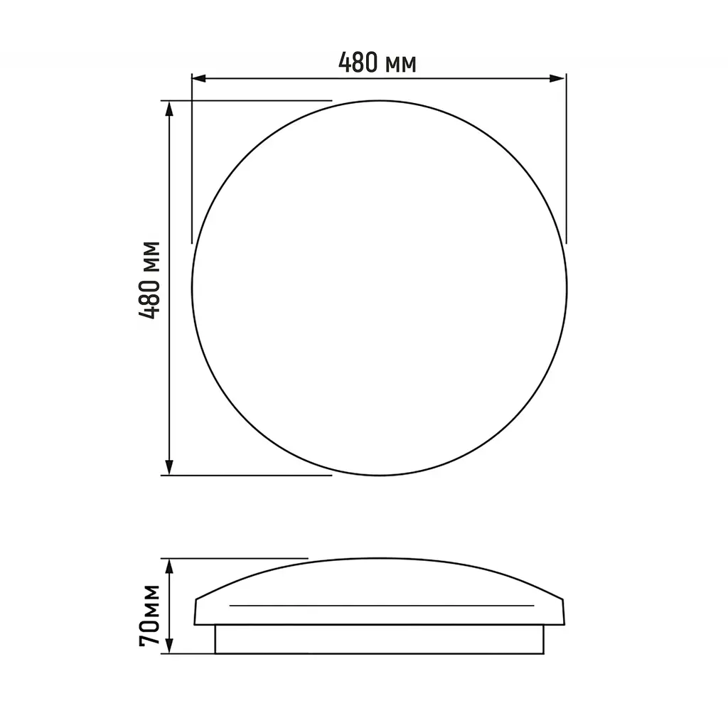LED світильник Titanium Зоряне небо настінно-стельовий 48 Вт 5000 K (TLCL-485S) - фото 3