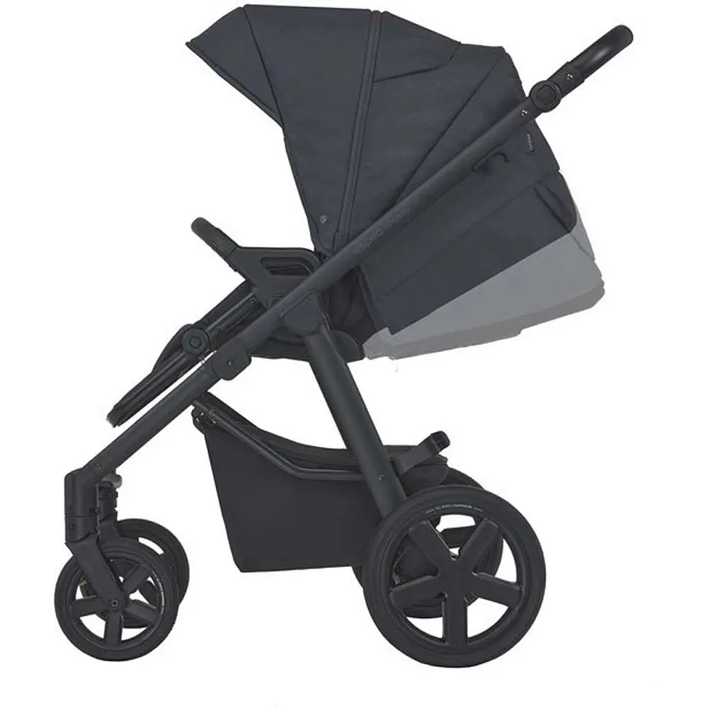 Коляска Espiro Husky XL 2023 17 Graphite Wind, універсальна 2 в 1, графітова (206764) - фото 8