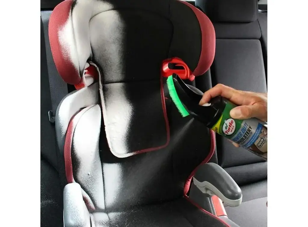 Пінна суха хімчистка оббивки зі щіткою Turtle Wax Power Out Upholstery Cleaner Odor-X 400 мл (GL 52893 18706) - фото 6
