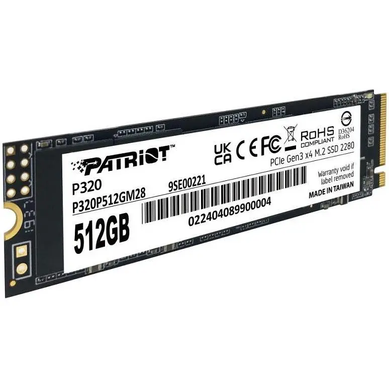 SSD накопичувач Patriot P320 512 GB (P320P512GM28) - фото 3