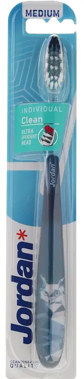 Зубна щітка Jordan Individual Clean Medium в асортименті - фото 2