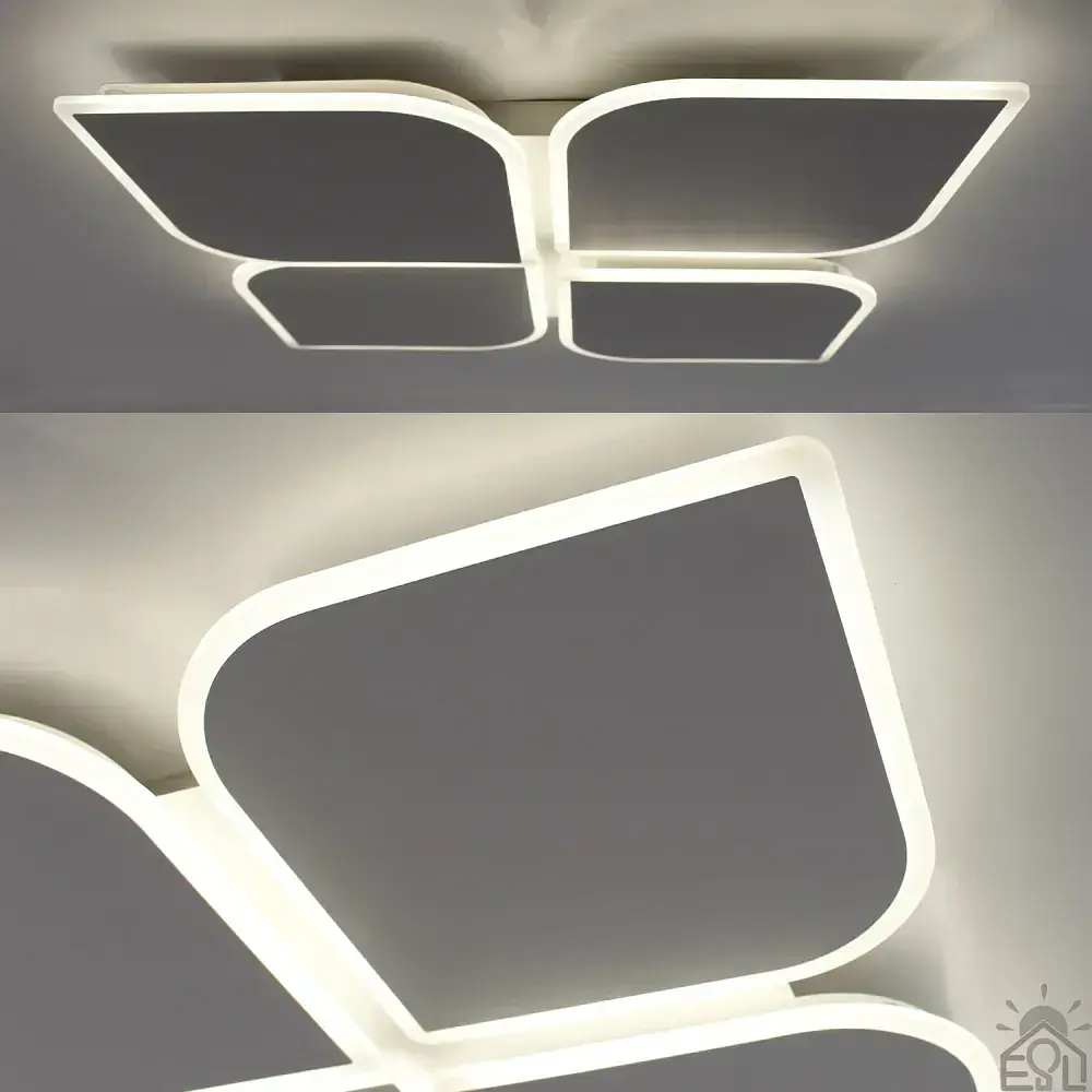 Керована світлодіодна люстра AERO 70W 4F-455x455x57-WHITE-220-IP20 ESLLSE - фото 5