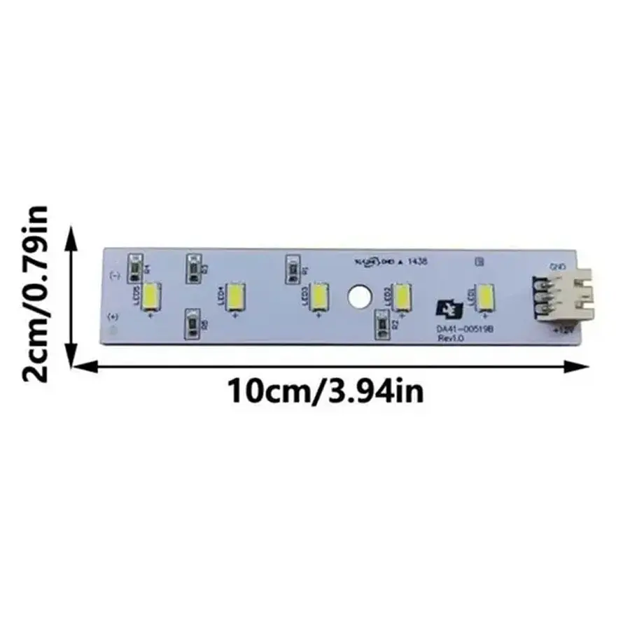 Плата LED освітлення для холодильника Samsung DA41-00519B 100x20mm (302397850) - фото 5