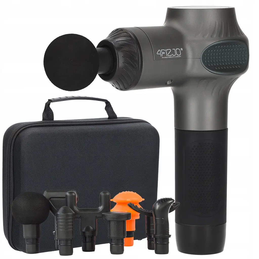 Ручний перкусійний масажер 4FIZJO Massage Gun Active 30 Вт (масажний пістолет) 4FJ0592 (P-5907739319937) - фото 13