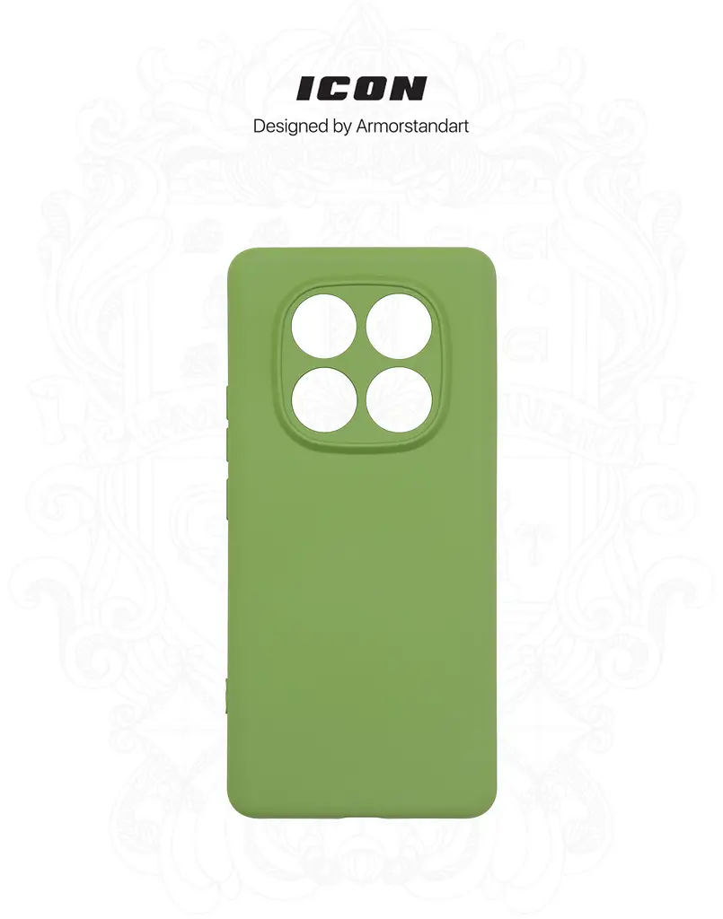 Чехол ArmorStandart ICON для Xiaomi Redmi Note 14 Pro 4G Camera cover Green (ARM79825) - фото 3