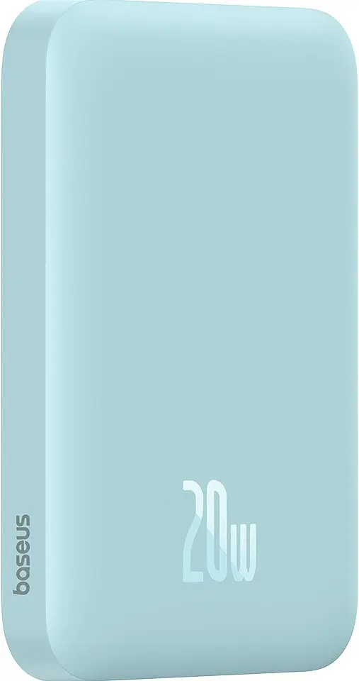 Портативний акумулятор Baseus Magnetic Mini Air Wireless 20W 6000mAh blue (P10059002313-00) - фото 4