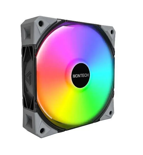 Набор трех вентиляторов для корпуса 120MM E28 ARGB 3 PACK (B) MONTECH - фото 2