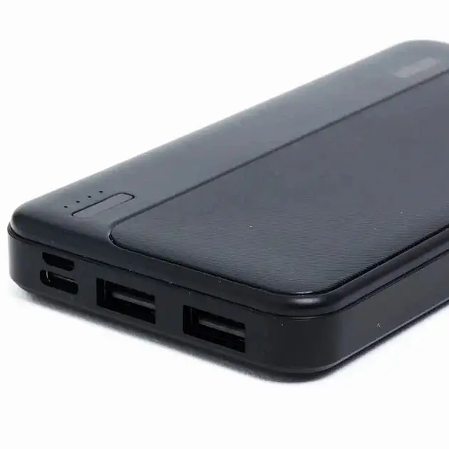 Зовнішній акумулятор Power Bank на 20000 мА·год  INKAX PB-02A зарядний пристрій 2xUSB + Type-C + Micro USB - фото 5