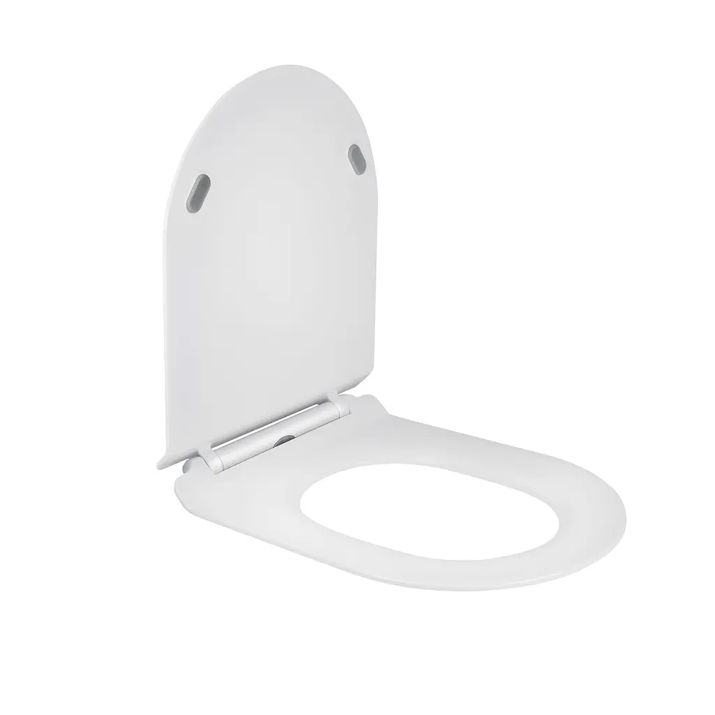 Сиденье для унитаза Qtap Presto с микролифтом Slim QT26991217AW, Белый - фото 2