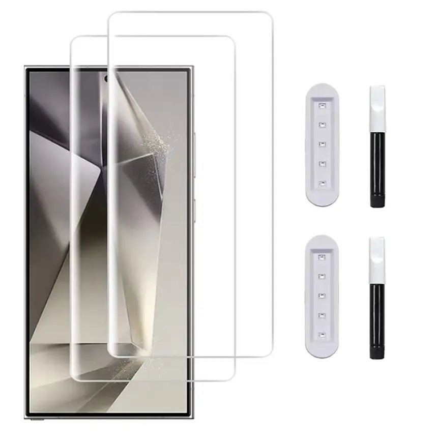 Защитное стекло DK для Samsung Galaxy Note20 Ultra N985/N986 UV Curved 012754 clear 2 шт. - фото 6
