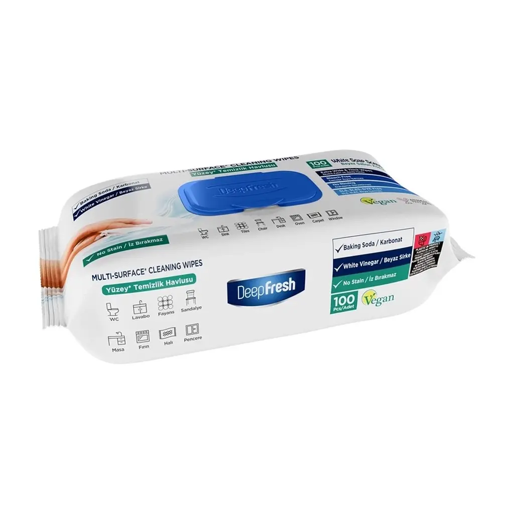 Серветки для прибирання Deep Fresh Soap Вологі 100 шт. (8681554625349) - фото 2