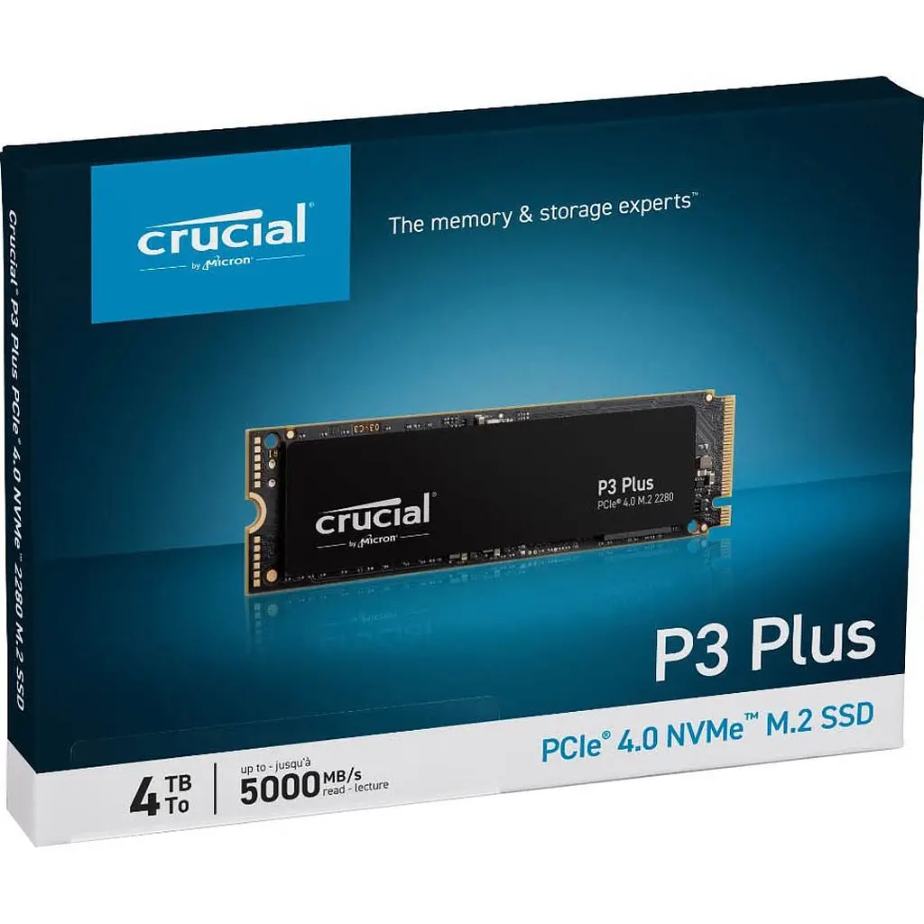 SSD накопичувач Crucial P3 Plus 4TB (CT4000P3PSSD8) [99137] - фото 4