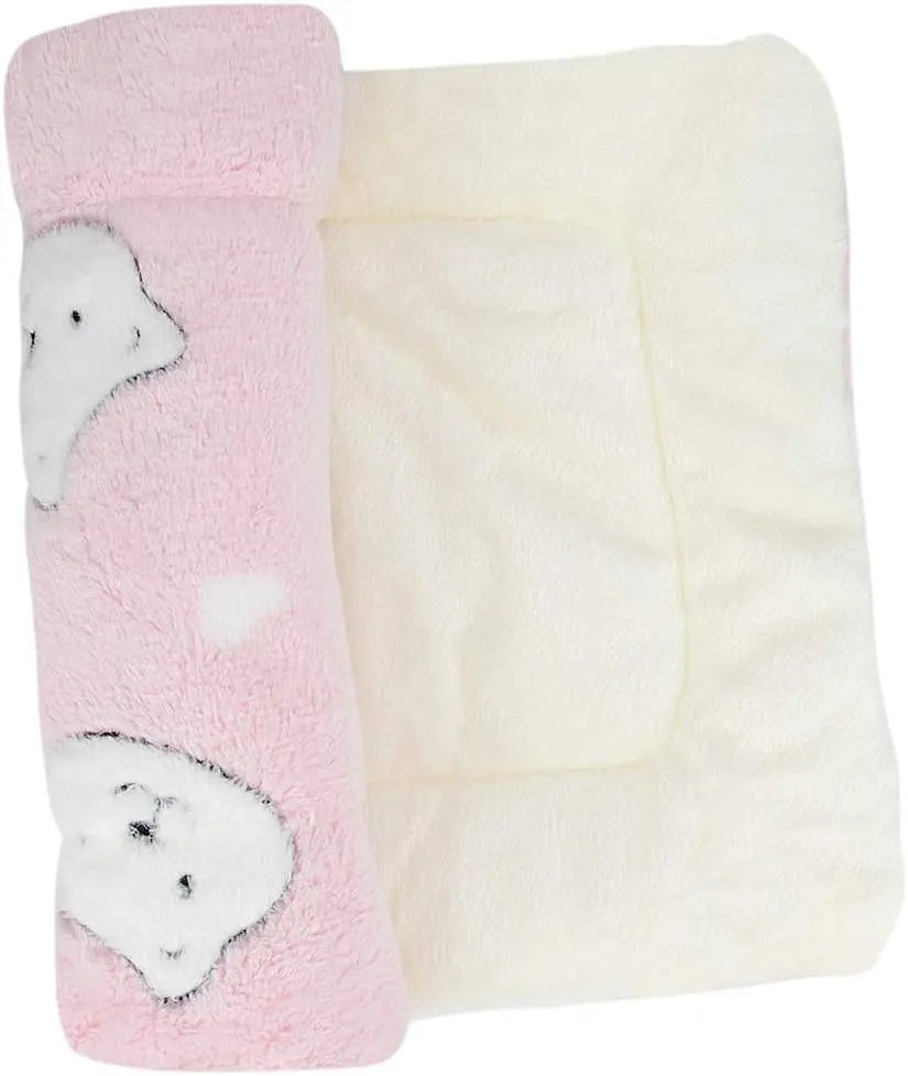 Плед для тварин Soft Pet Bed Cushion 60х80 см Pink Bear - фото 4