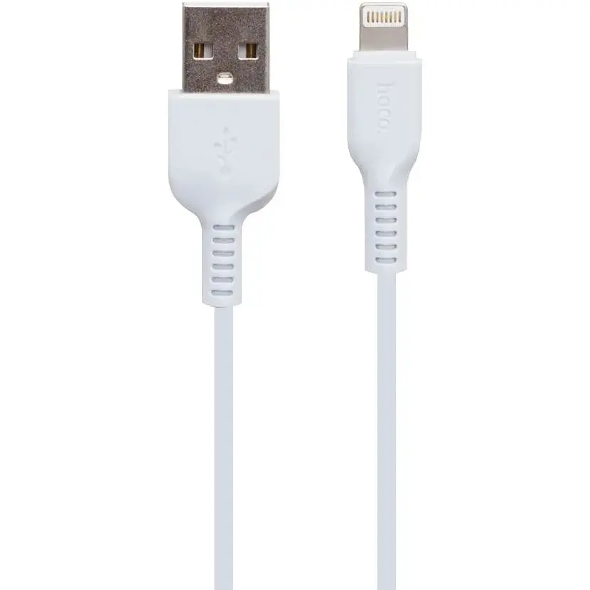 Авто зарядний пристрій Hoco Z23 2USB Lightning колір Білий - фото 3