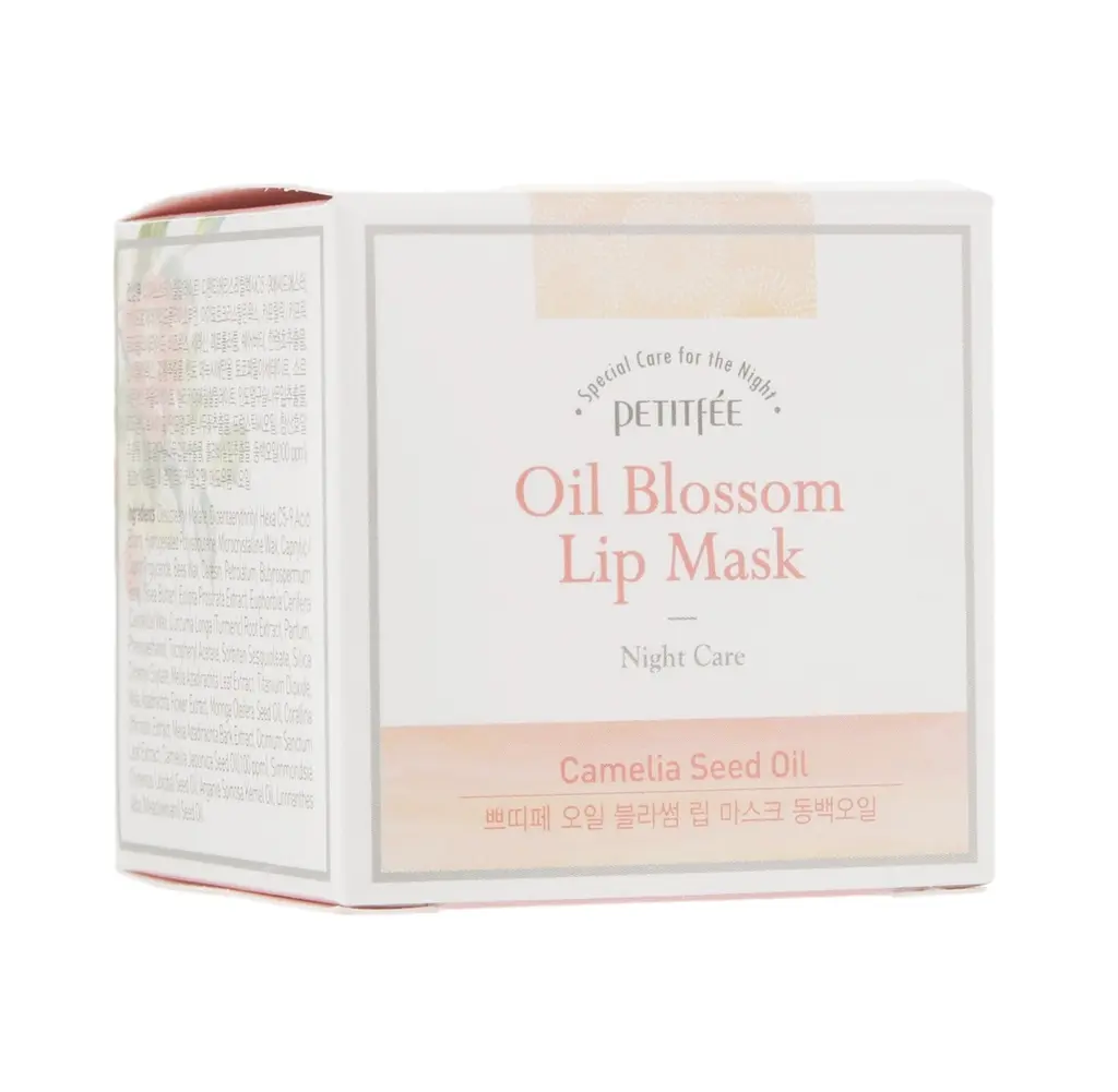 Маска для губ Вітамін Е-Обліпиха Oil Blossom Lip Mask Sea Buckthorn oil Petitfee & Koelf 15 г - фото 3