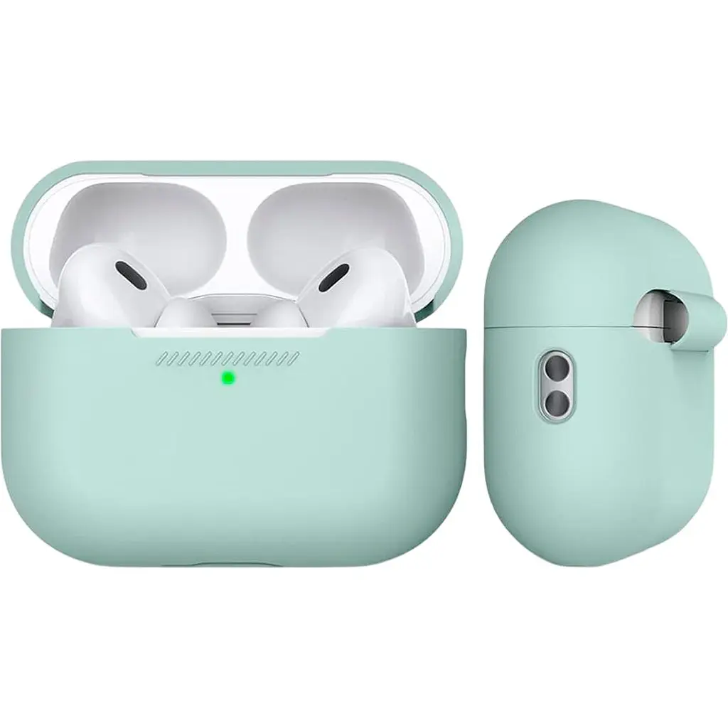 Чохол AhaStyle Colorful Silicone Case для AirPods Pro 2 Gemstone Green [CP-187-2-C-GG] [133836] - фото 2