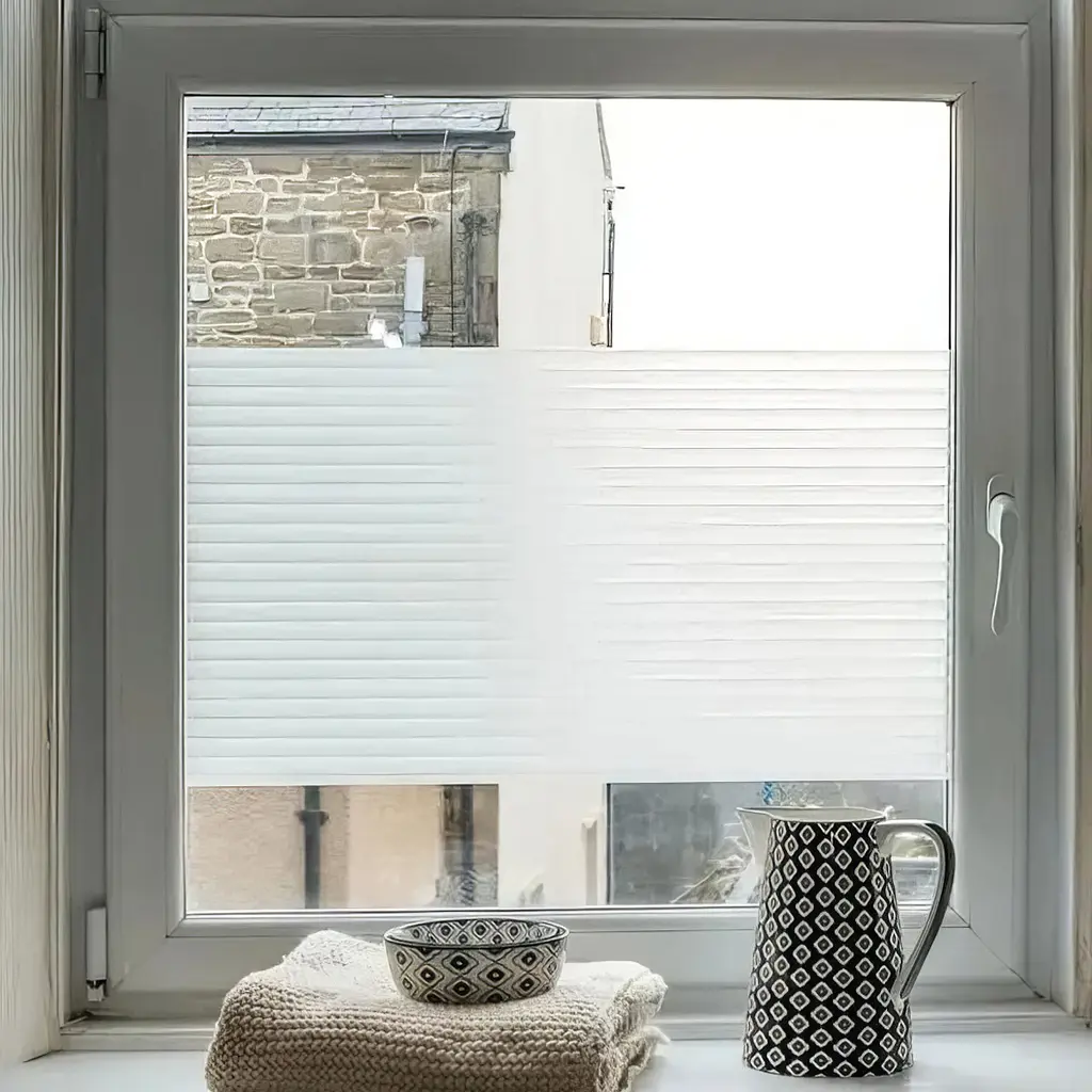 Плівка самоклеюча Blinds PVC 200×60 см, вітражна прозора з ефектом жалюзі - фото 10