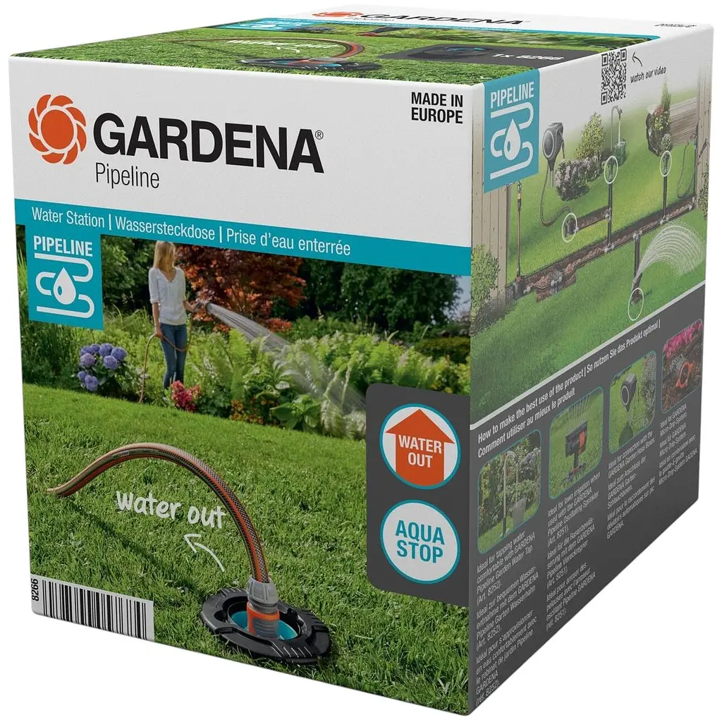 Колонка Gardena подземная водозаборная с автостопом 3/4" (08266-20.000.00) - фото 4