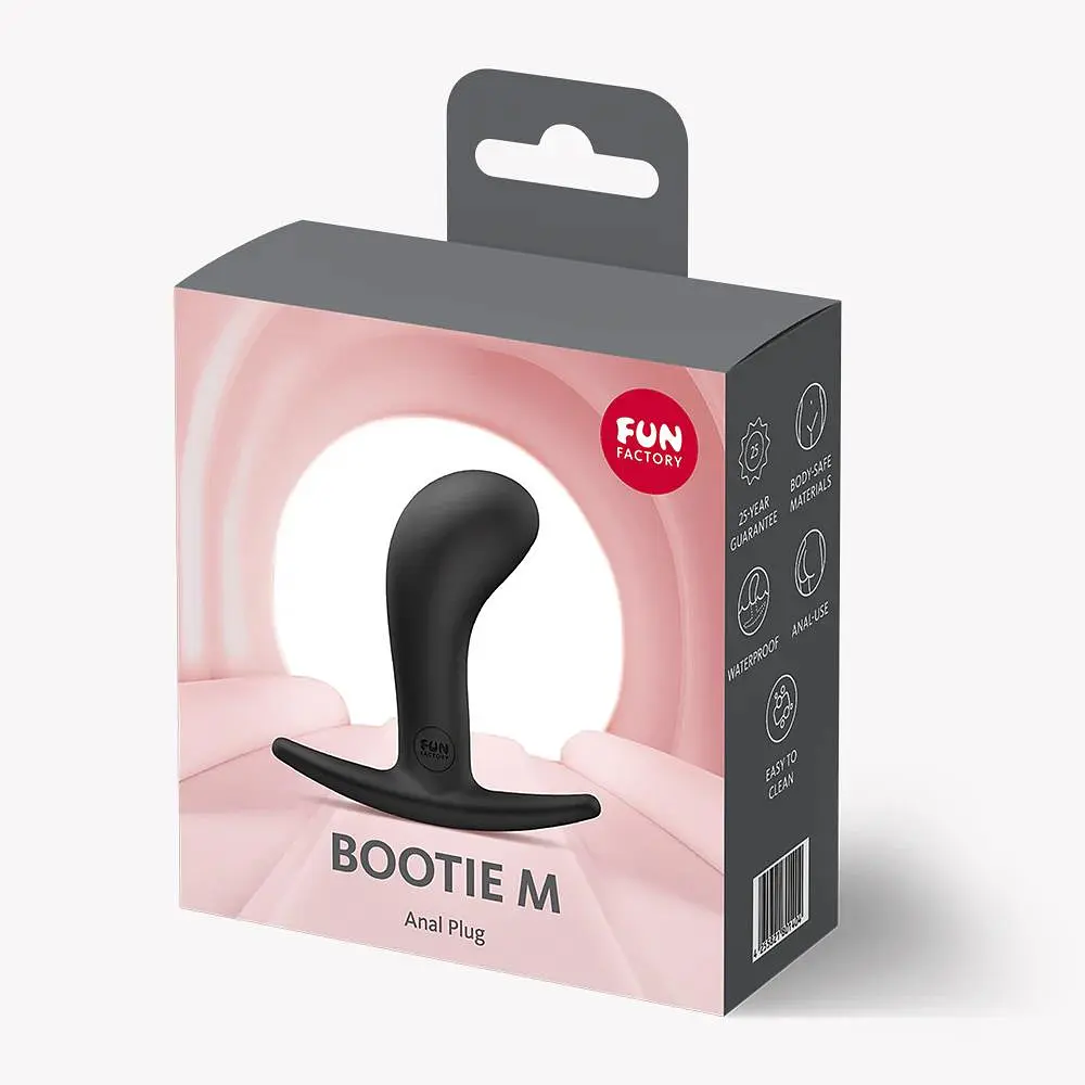 Анальна пробка Fun Factory Bootie M, 9.5 см (чорний) - фото 4