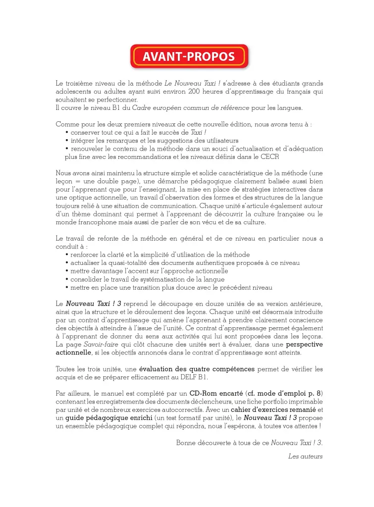 Le Nouveau Taxi. Niveau 3. Livre de l'élève B1 + CD-ROM - фото 5