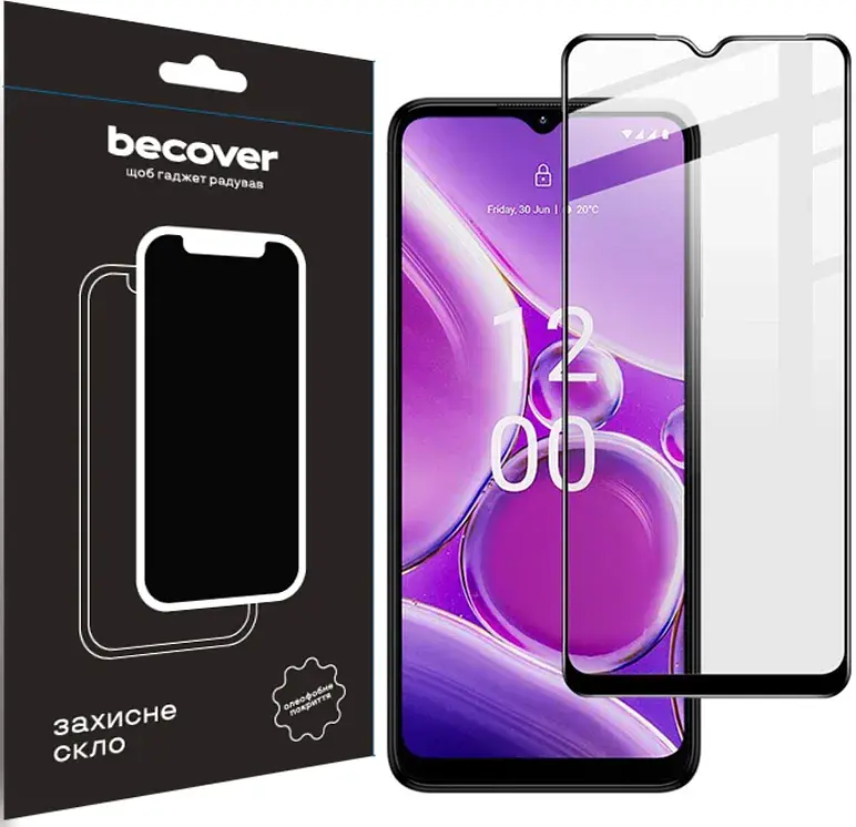Скло захисне BeCover Nokia G42 5G Black (710729) - фото 2