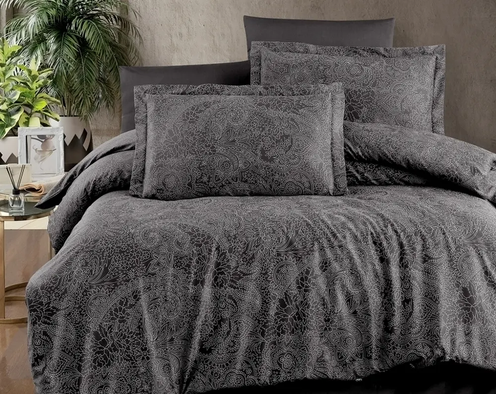 Турецька постільна білизна First Choice Cotton Satin Neva Polama євро